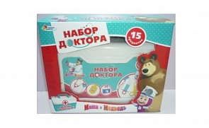 Набор доктора из серии Маша и медведь, в чемодане (Играем Вместе, B1400324-Rsim)